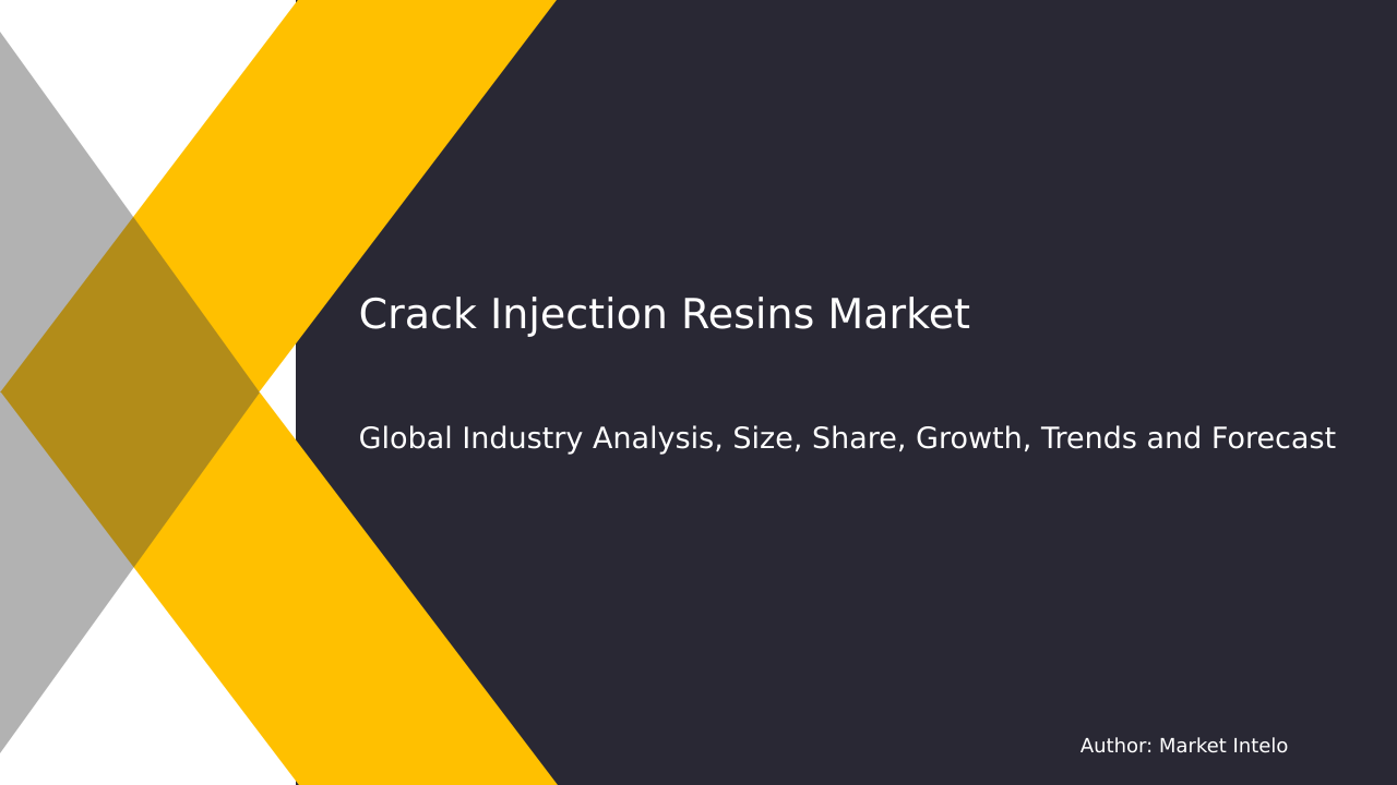 Crack Injection Resins Market Research Report 2033