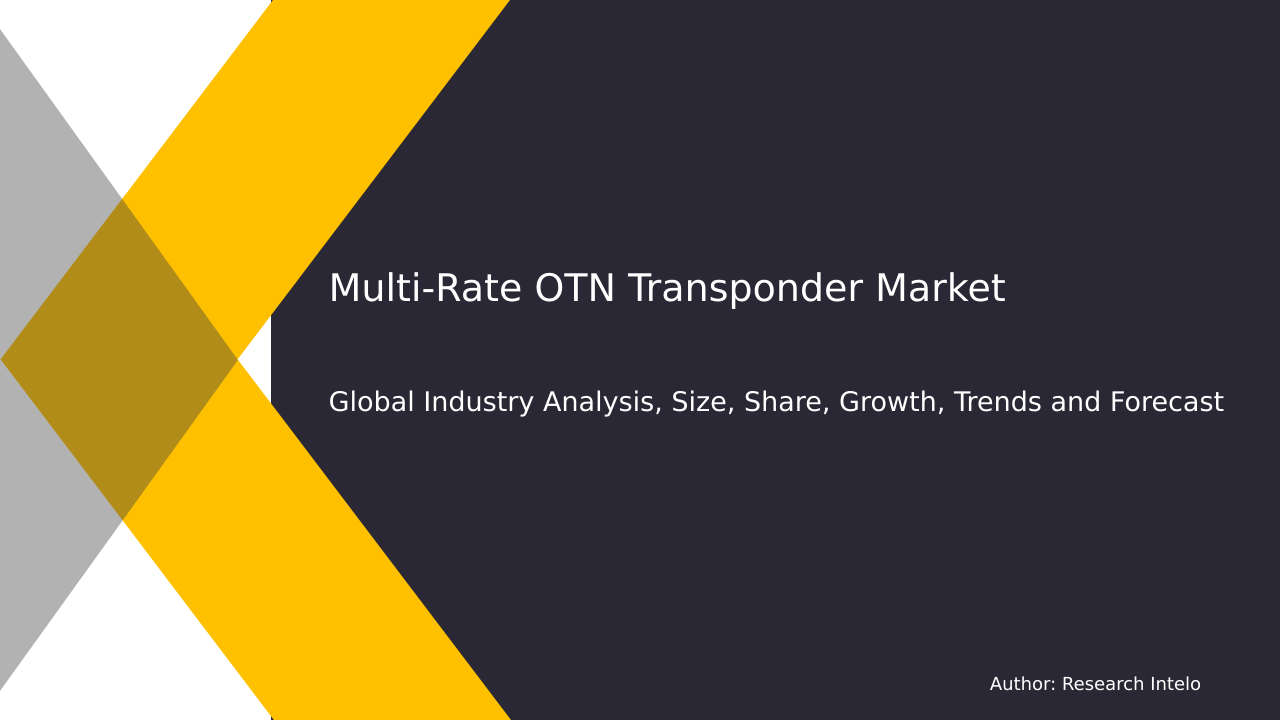 Multi‑Rate OTN Transponder Market Research Report 2033