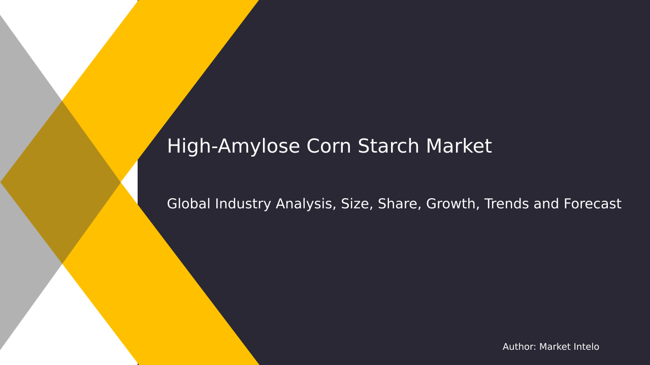 High Amylose Corn Starch Market Research Report 2033